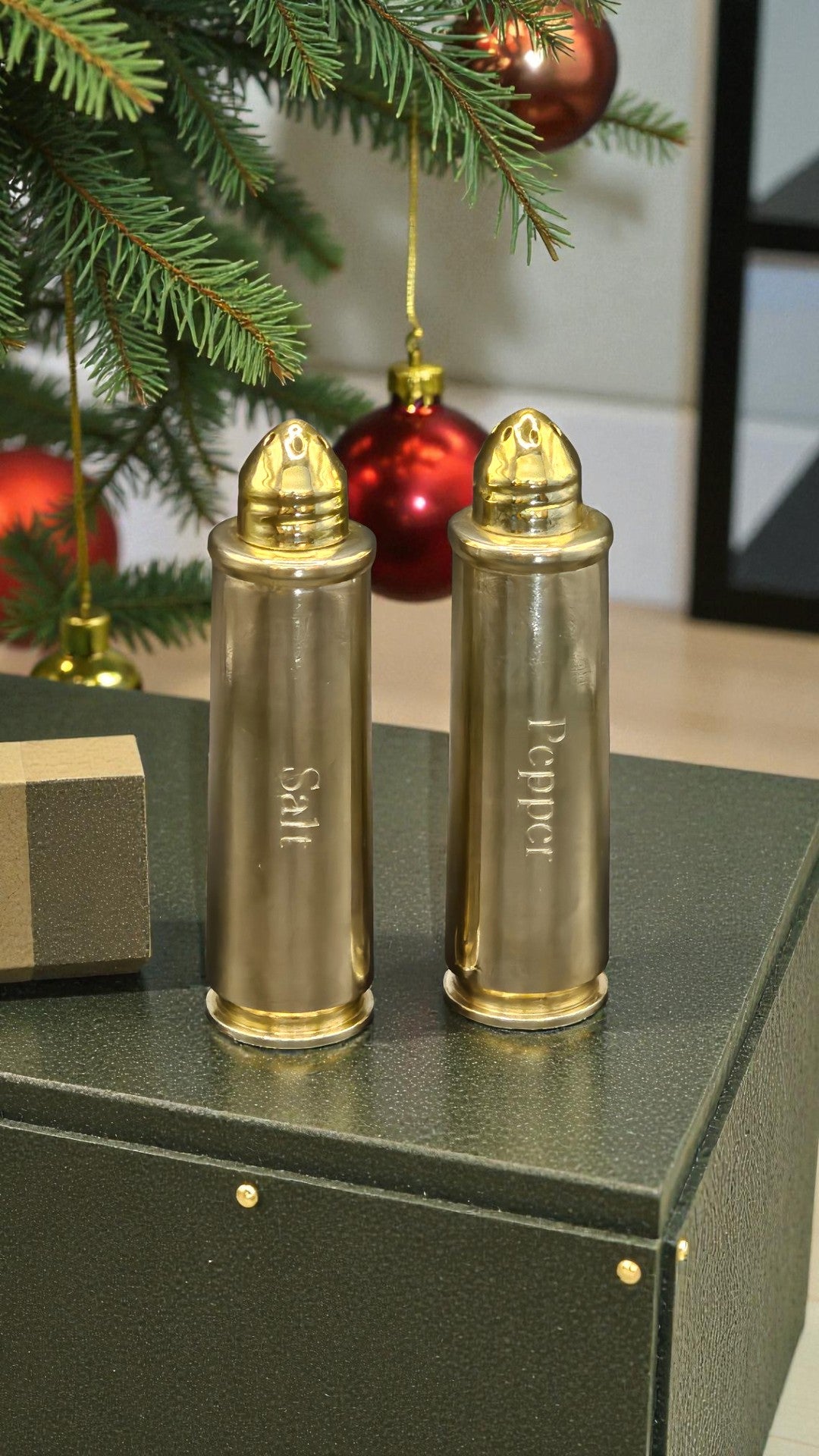 20 MM Vulcan Brass Salt and Pepper shaker