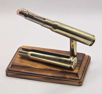 Business card and Pen holder mad from 50 cal. BMG Bullet cartridge case