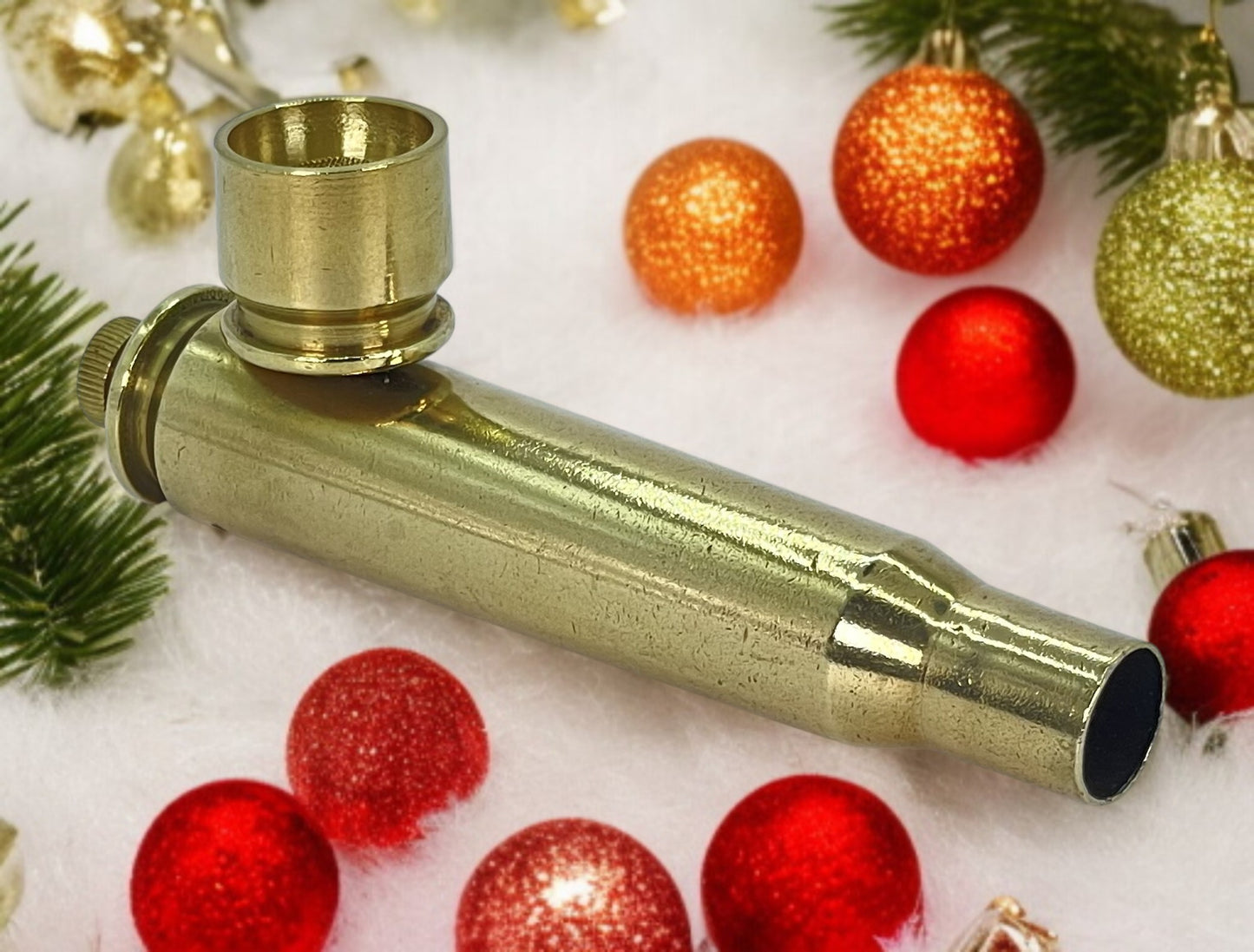 50 cal. BMG brass smoking pipe