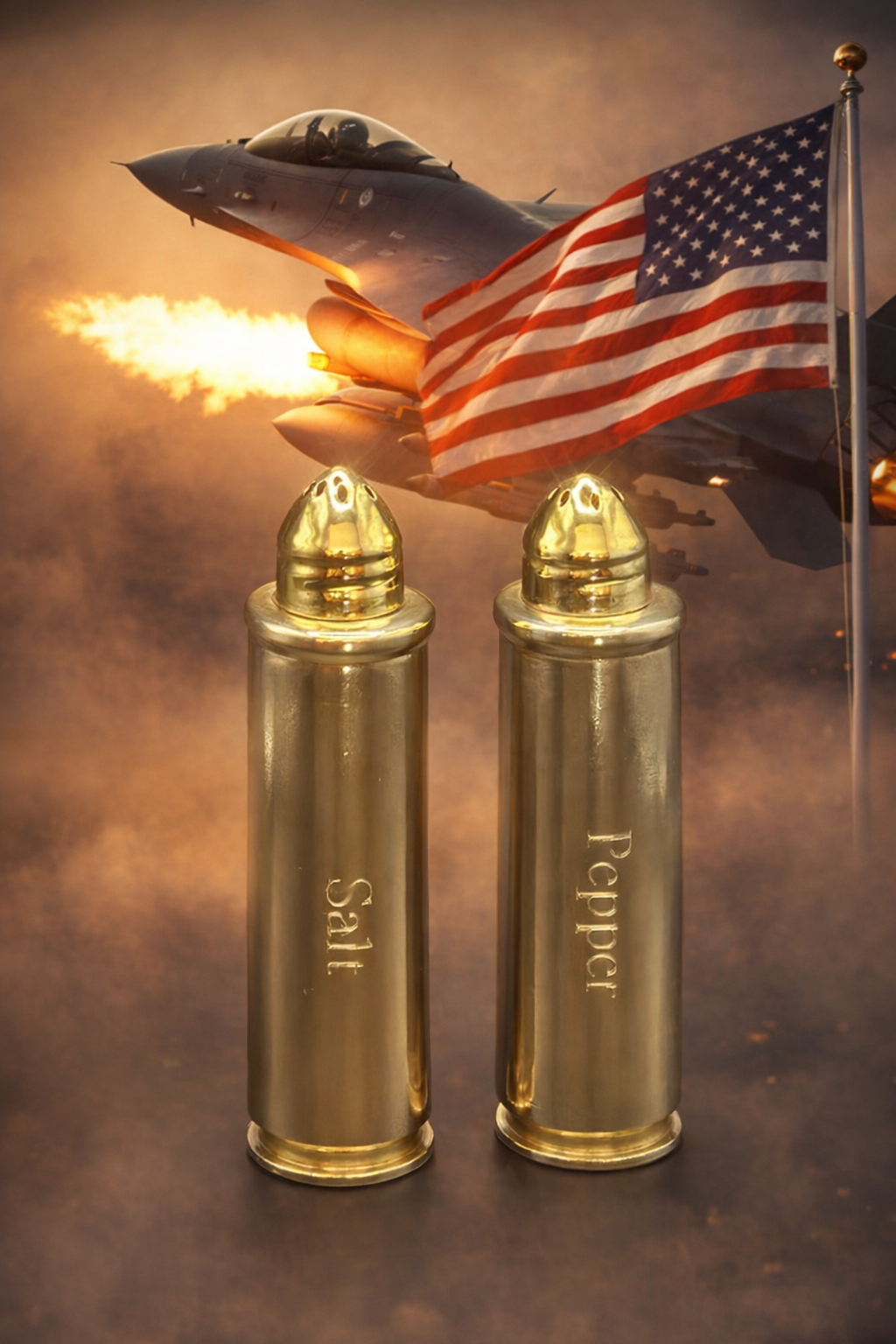 20 MM Vulcan Brass Salt and Pepper shaker