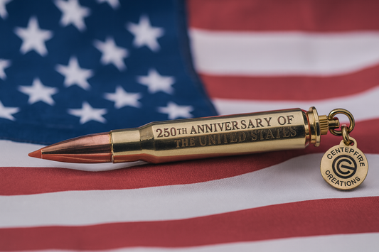250th Anniversary of the United States Automatic self-cleaning bullet cigar punch in 308 Winchester....