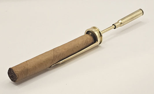 First ever Guided draw enhancer tool with holding tray... Prevents Misalignments and Damage to the Cigar Wrapper. military/veterans