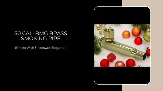 50 cal. BMG brass smoking pipe by@Outfy