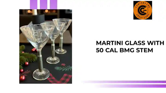 Martini Glass with 50 Cal BMG Stem by@Outfy